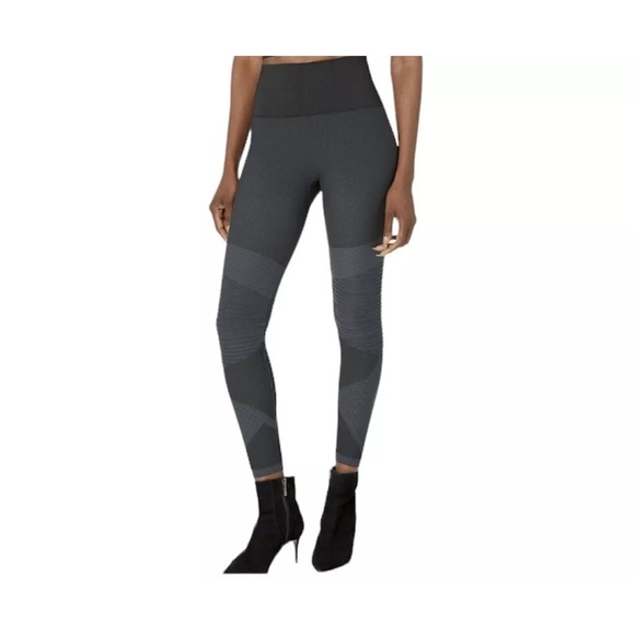 SPANX Womens  Seamless Moto Legging Indigon Sky Blue 50200R Size Medium - Picture 1 of 11